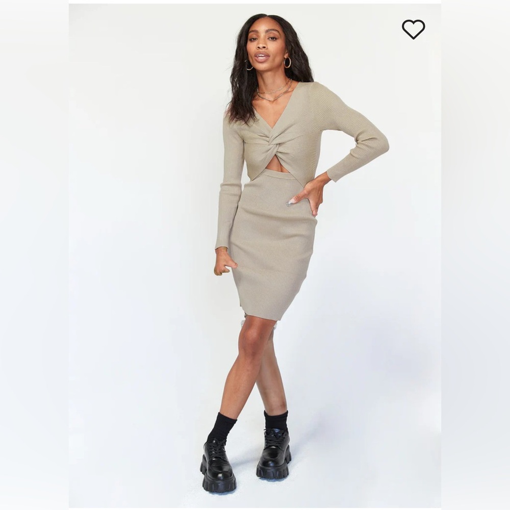 RACHEL MINI DRESS BROWN